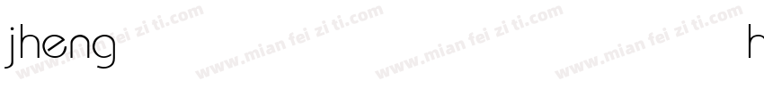 jhenghei light字体转换